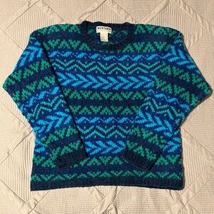 Vintage Western Connection Womens Chunky Knit Sweater (L)